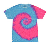 Leopard Triangle and Team Name Spirit Shirt - Tie Dye