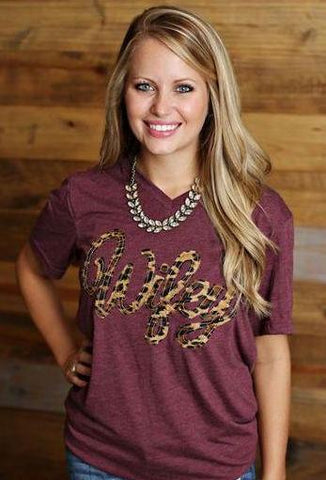 Wifey shirt, wife shirt, wifey, leopard shirt