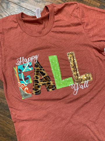 Happy FALL Y’all Shirt