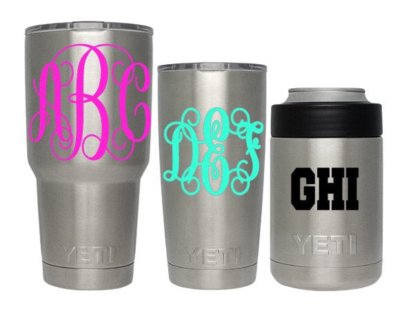 Yeti Decal for Men, Your Choice of Color & Style | Decals by ADavis