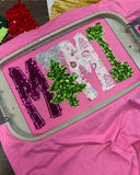 Christmas Name Shirt - Pink Glam