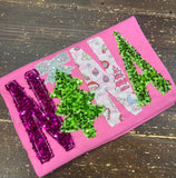 Christmas Name Shirt - Pink Glam