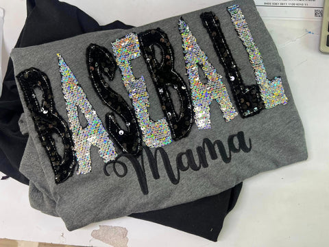 SPORTS Mama SHIRT - CUSTOMIZED WITH TEAM COLORS