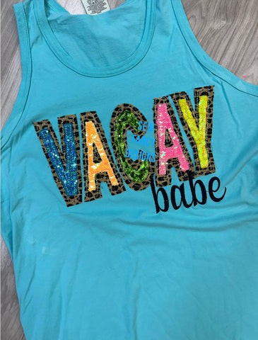VACAY babe T Shirt/Tank Top