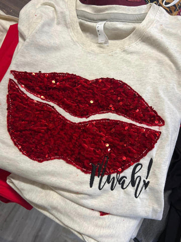 Sequin lips - MWAH!