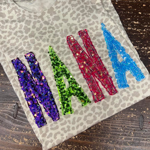 Sequin NAME Shirt - Custom with ANY NAME!!!