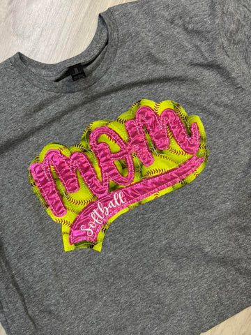 Softball Mom Shirt - Custom colors