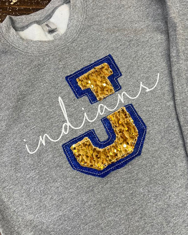 Split Letter Double Stacked City/Team Shirt/Sweatshirt