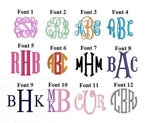Monogrammed sales