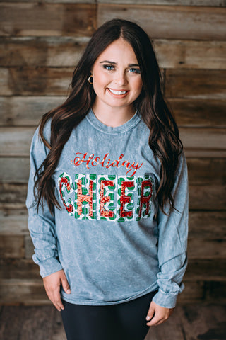 Holiday CHEER Double Stacked Shirt - 2021