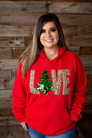 LOVE Christmas Tree Pullover / Hoodie - Christmas 2020