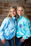 Charles River Tie Dye Quarterzip Monogrammed Sweatshirt - 2020