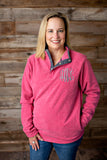 Bayview Quarter Button Monogrammed sweatshirt - 2020