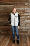 Monogrammed Sherpa Vest