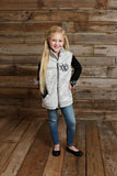 Monogrammed Sherpa Vest