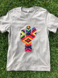 Cactus Shirt - Aztec Fabric on Stone Shirt