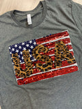 USA Stacked Fabric Flag Shirt