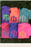 Kids Long Sleeve Monogrammed T Shirt