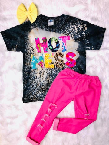 Tie Dye Bleached Hodge Podge HOT MESS - 2021