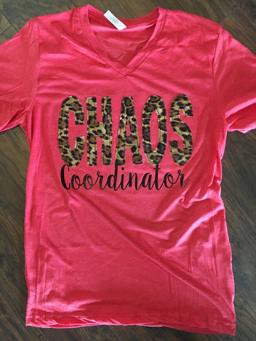 Chaos Coordinator Shirt - Red
