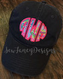 Lilly Pulitzer Monogrammed Hat