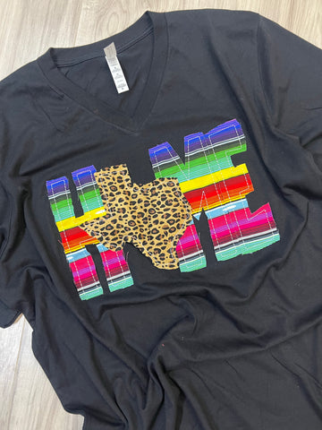 HOME shirt with SERAPE and Leopard State