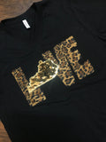 LOVE Kentucky Shirt with Leopard/Mermaid Sequins