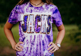 Double stacked Tie Dye Spirit Shirt