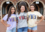 Team "VIBES" Spirit Shirt or Sweatshirt on "Crackle Style" - 2021