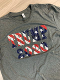 TRUMP 2020 American Flag Shirt