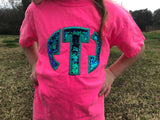 KIDS Mermaid Sequins Monogrammed Tee